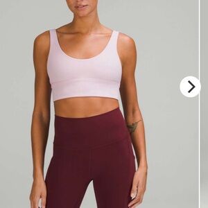 Lululemon Align Reversible Bra Light Support, A/B Cup, Pink Peony/ Pink Peony